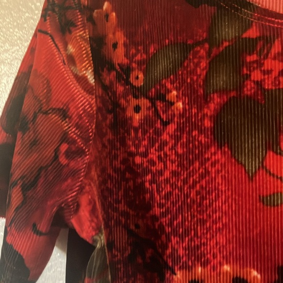 FINAL MARKDOWN Christina hope stretch velvet top petite small - Picture 2 of 4